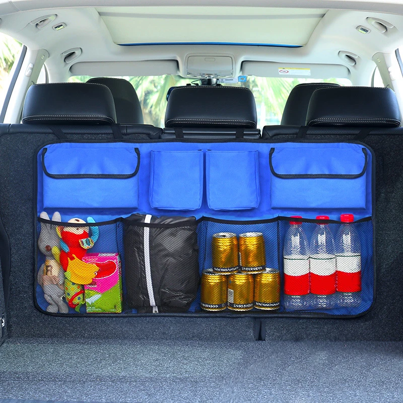 Car Universal Trunk Bag Organizer Adjustable Backseat Storage Bag Net High Capacity Multi-use Automobile Seat Back Organizers
Car Universal Trunk Bag Organizer Adjustable Backseat Storage Bag Net High Capacity Multi-use Automobile Seat Back Organizers