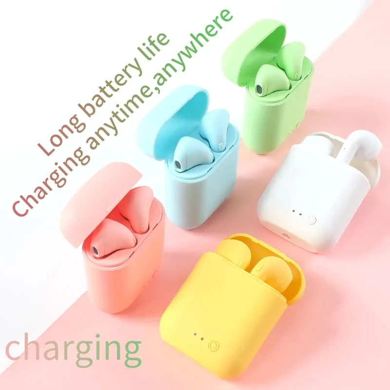 wireless Earphones Mini-2 Waterproof Sport Earbuds For all phones Headset PK Bluetooth i7s i12 i9s tws | Электроника