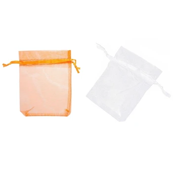 150 Pcs Organza Drawstring Gift Bags Wedding Favour Bags Jewellery Pouches, 50 Pcs 7X9Cm & 100 Pcs10X15Cm 
150 Pcs Organza Drawstring Gift Bags Wedding Favour Bags Jewellery Pouches, 50 Pcs 7X9Cm & 100 Pcs10X15Cm