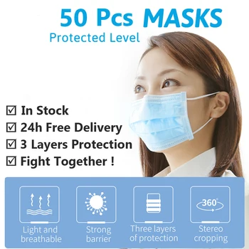 50 pcs Respirator Mask Face Mouth Facial Protective Cover Mouth Caps PM2.5 Dustproof 3 Layers mundschutz maske ffp3 kids fabric
50 pcs Respirator Mask Face Mouth Facial Protective Cover Mouth Caps PM2.5 Dustproof 3 Layers mundschutz maske ffp3 kids fabric
