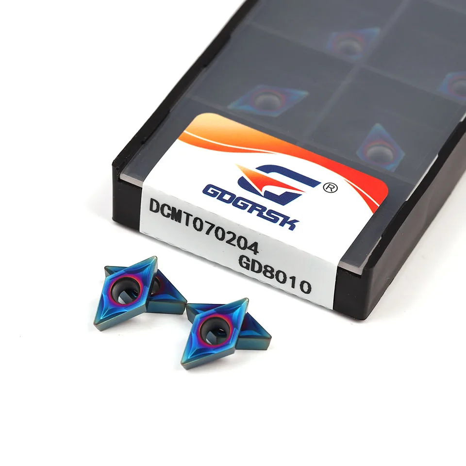 DCMT070204 DCMT070208 high quality internal turning tool carbide blade nano blue turning color turning tool blade
DCMT070204 DCMT070208 high quality internal turning tool carbide blade nano blue turning color turning tool blade