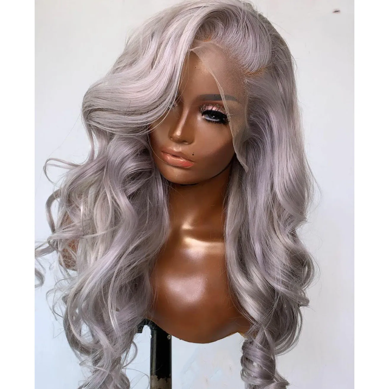 150% Silver Grey Lace Front Wig Pre plucked wavy Lace Front Wig Transparent Lace For Women Human Hair Brazilian Remy gray Wig
150% Silver Grey Lace Front Wig Pre plucked wavy Lace Front Wig Transparent Lace For Women Human Hair Brazilian Remy gray Wig