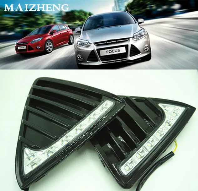 For Ford Focus 3 MK3 2012~2015 Daytime Running Light DRL LED Fog Lamp Cover With Yellow Turning Signal Functions
For Ford Focus 3 MK3 2012~2015 Daytime Running Light DRL LED Fog Lamp Cover With Yellow Turning Signal Functions