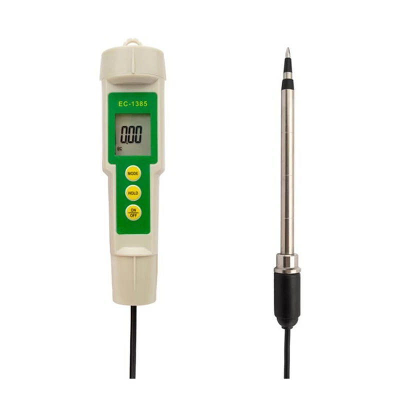 EC-3185 Portable 3 in 1 Soil Tester EC/TDS/CF Meter Tester with Probe For All Agricultural Soil Gardening Plants Farmin
EC-3185 Portable 3 in 1 Soil Tester EC/TDS/CF Meter Tester with Probe For All Agricultural Soil Gardening Plants Farmin