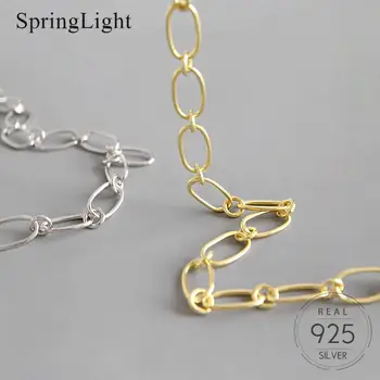 Springlight 18K Gold Simple Personality Necklace Real 925 Sterling Silver Creative Handmade Designer Fine Jewelry for Women Gift
Springlight 18K Gold Simple Personality Necklace Real 925 Sterling Silver Creative Handmade Designer Fine Jewelry for Women Gift