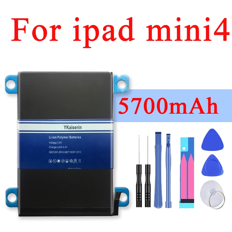 Фото Литий-ионный аккумулятор для планшета Apple IPad Mini 4 Mini4 A1538 A1546 A1550 сменный большой
