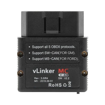 ELM327 OBD2 WIFI Adapter,Auto OBD II V2.2 Code Scanner Support SW-CAN/MS-CAN for Android/IOS
ELM327 OBD2 WIFI Adapter,Auto OBD II V2.2 Code Scanner Support SW-CAN/MS-CAN for Android/IOS