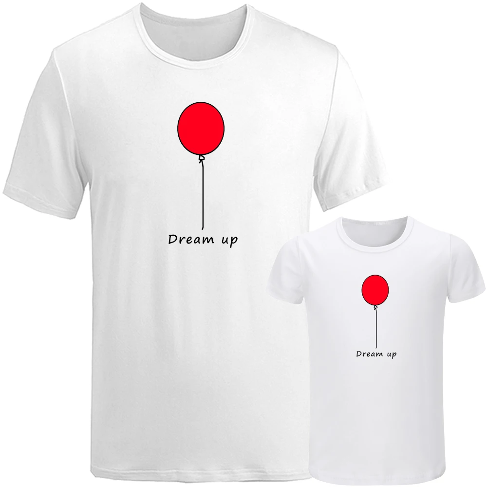 Yellow Red Blue Green Dream Up Ballon Design Matching Family Outfits T-shirt Dad Son Short Sleeve Tee Men Boy Printed Tops Gift
Yellow Red Blue Green Dream Up Ballon Design Matching Family Outfits T-shirt Dad Son Short Sleeve Tee Men Boy Printed Tops Gift