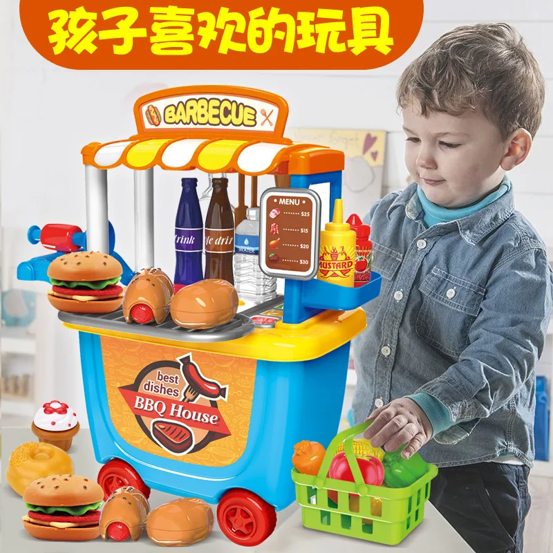 Barbecue Children Kitchen Barbecue Hamburg Toy Ice Cream GIRL'S Play House Set Cooking Have Plastic
Barbecue Children Kitchen Barbecue Hamburg Toy Ice Cream GIRL'S Play House Set Cooking Have Plastic
