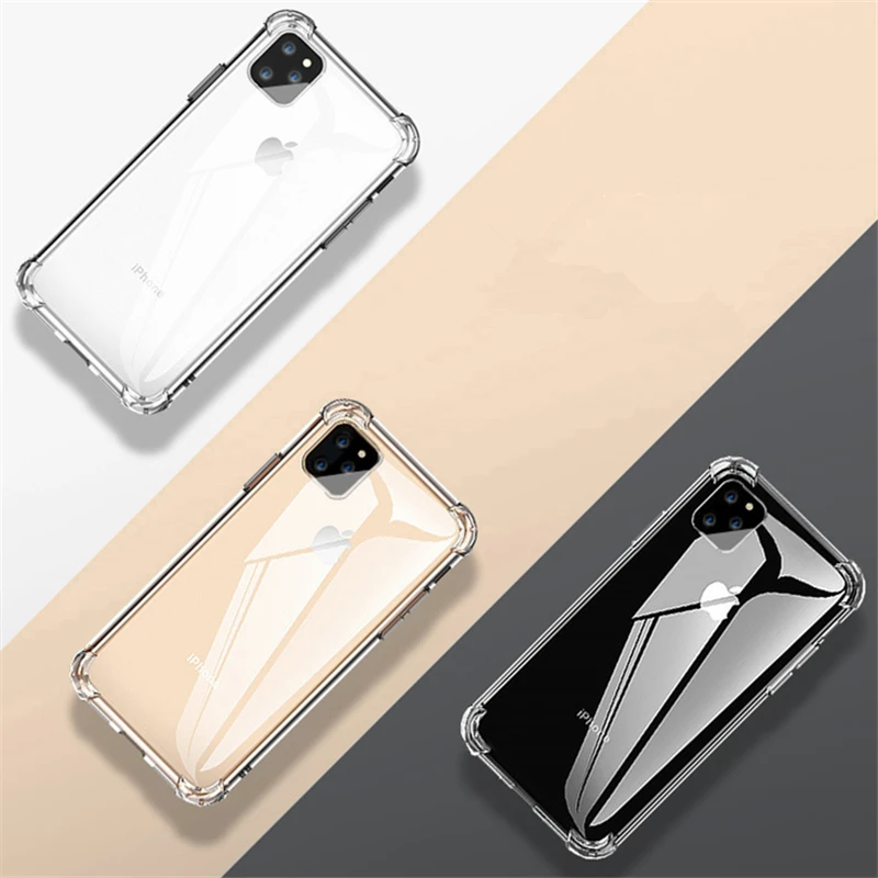 Corner Air Bag Drop Protection Case for Iphone 11 Pro Max Xs XS XR X 7 8 6 6S Plus Soft Clear TPU Anti-scratch Back Cover
Corner Air Bag Drop Protection Case for Iphone 11 Pro Max Xs XS XR X 7 8 6 6S Plus Soft Clear TPU Anti-scratch Back Cover