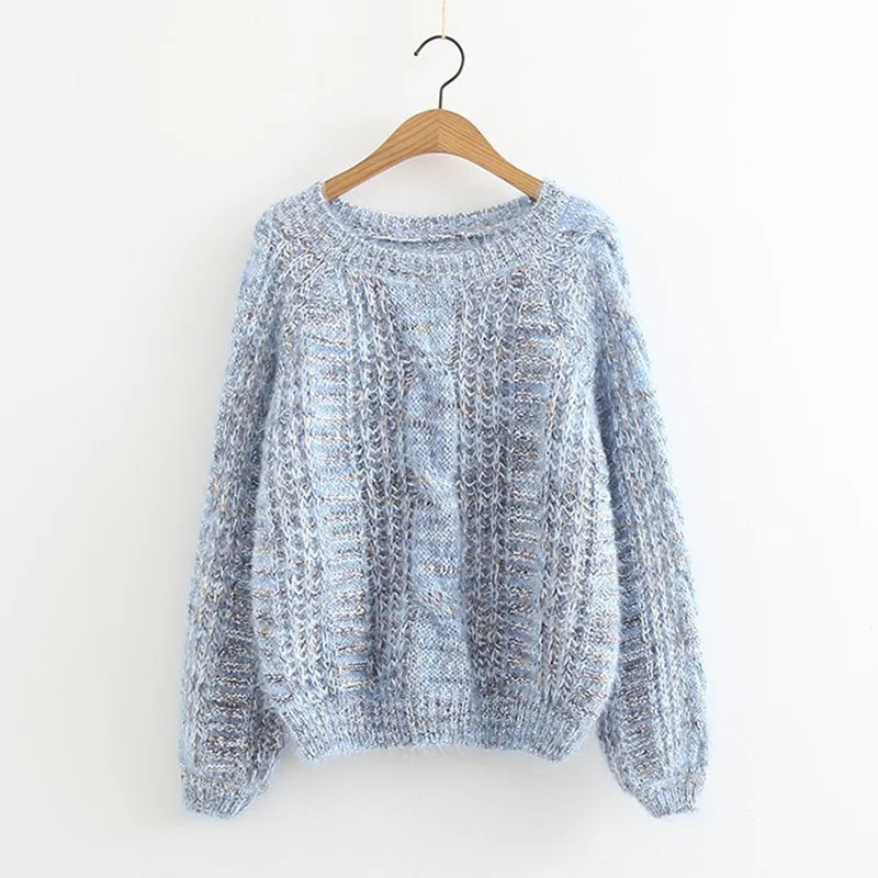 2020 Autumn Winter Slim Thin Sweaters Women Lantern Sleeves Pullovers Solid Color Round Neck Female Clothes Casual Hot Sales
2020 Autumn Winter Slim Thin Sweaters Women Lantern Sleeves Pullovers Solid Color Round Neck Female Clothes Casual Hot Sales