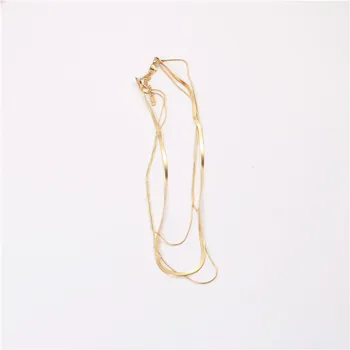 Titanium Steel Multi-Layer Snake Chain Short Clavicle Necklace Senior Dress Hierarchical Design Women's Temperament
Titanium Steel Multi-Layer Snake Chain Short Clavicle Necklace Senior Dress Hierarchical Design Women's Temperament