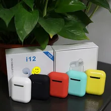 I12 tws Matte Bluetooth Oortelefoon Draadloze Oordopjes handsfree Business Oortjes Sport Headset Bluetooth muziek Oortelefoon Oordopjes(China)