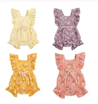 2020 Baby Clothing Summer Toddler Baby Girl Sleeveless Backless Rompers Cotton Linen Ruffled Chrysanthemum Print Jumpsuit 0-24M
2020 Baby Clothing Summer Toddler Baby Girl Sleeveless Backless Rompers Cotton Linen Ruffled Chrysanthemum Print Jumpsuit 0-24M