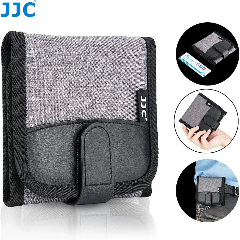 JJC 3 Slots Camera Lens Filter Case Wallet Storage Bag for up to 82mm UV CPL ND Filter Pouch Holder for Nikon Canon Sony Fuji
JJC 3 Slots Camera Lens Filter Case Wallet Storage Bag for up to 82mm UV CPL ND Filter Pouch Holder for Nikon Canon Sony Fuji