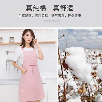 Apron thin section breathable summer female fashion cute home kitchen cotton vest princess overalls printed logo
Apron thin section breathable summer female fashion cute home kitchen cotton vest princess overalls printed logo