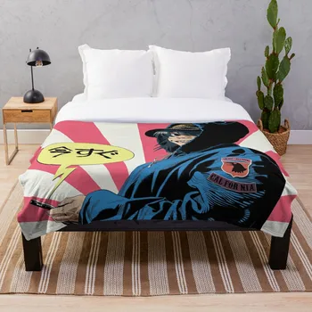 

GORILLAZ NOODLE Throw Blanket Soft Sherpa Blanket Bed Sheet Single Knee Blanket Office Nap Blanket