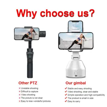 action photography base Smart Face Tracking Gimbal Personal Robot Cameraman Automatic tracking PTZ holder 360° Rotation
action photography base Smart Face Tracking Gimbal Personal Robot Cameraman Automatic tracking PTZ holder 360° Rotation