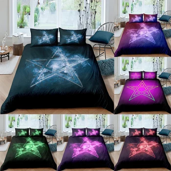 3D Colorful Five-pointed Star Duvet Cover Bedding Set Queen Size Duvet Cover Comforter Bed Cover Set Bedclothes King Size
3D Colorful Five-pointed Star Duvet Cover Bedding Set Queen Size Duvet Cover Comforter Bed Cover Set Bedclothes King Size