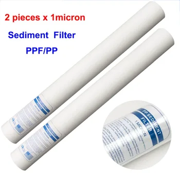 2 Pces 20 INCH 1 MICRON PPF/SEDIMENT WATER FILTER CARTRIDGE Water Purifier Front Filter Cartridge Aquarium FOR REVERSE OSMOSIS
2 Pces 20 INCH 1 MICRON PPF/SEDIMENT WATER FILTER CARTRIDGE Water Purifier Front Filter Cartridge Aquarium FOR REVERSE OSMOSIS