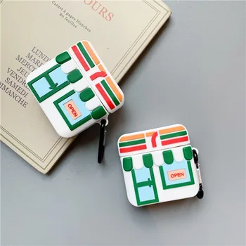 Novel Japan Convenience Store 7-11 7-ELEVEn Headphone Case For Apple Airpods 1/2 Lovely Silicone Earphone Protection Cover funda
Novel Japan Convenience Store 7-11 7-ELEVEn Headphone Case For Apple Airpods 1/2 Lovely Silicone Earphone Protection Cover funda