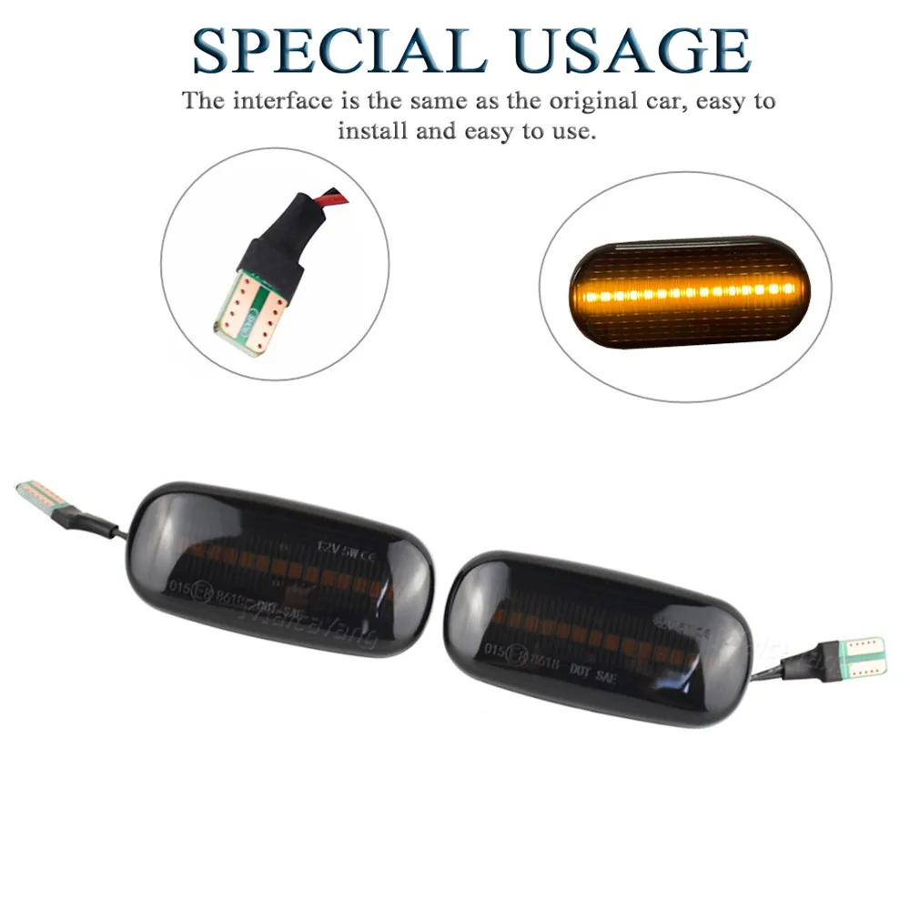 2pieces Led Dynamic Side Marker Turn Signal Light For Audi A3 S3 8P A4 S4 RS4 B6 B7 B8 A6 S6 RS6 Sequential Blinker Light Emark
2pieces Led Dynamic Side Marker Turn Signal Light For Audi A3 S3 8P A4 S4 RS4 B6 B7 B8 A6 S6 RS6 Sequential Blinker Light Emark