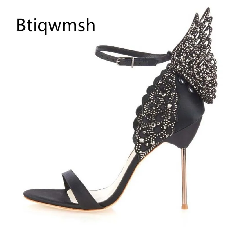 2019 Angel Wings Sandals Women Open Toe Rhinestone Butterfly Thin High Heel Shoes Woman Sexy Wedding Shoes
2019 Angel Wings Sandals Women Open Toe Rhinestone Butterfly Thin High Heel Shoes Woman Sexy Wedding Shoes