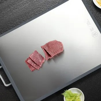 Thicken Non-slip Chopping Block Durable Stainless Steel Anti-mildew Cutting Board Kitchen Double Sided Chopping Board #1
Thicken Non-slip Chopping Block Durable Stainless Steel Anti-mildew Cutting Board Kitchen Double Sided Chopping Board #1