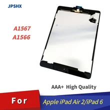 Écran tactile LCD de remplacement pour Apple iPad 6 Air 2 A1567 A1566, livraison gratuite=