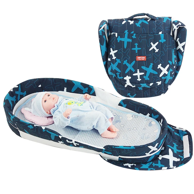 Фото Продукт для новорожденных детская кровать складная утолщенная | Дорожные кровати (32877039198)