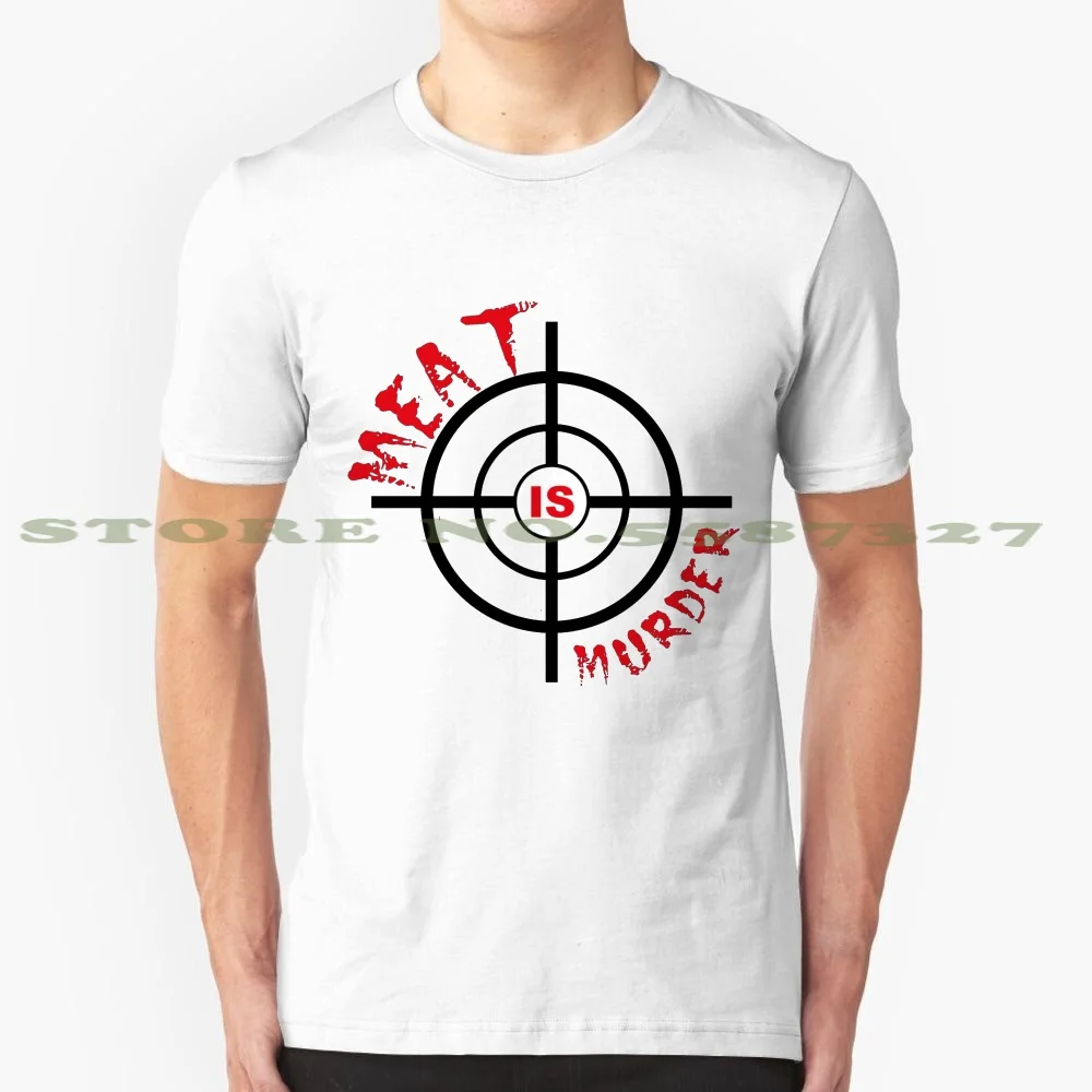 Meat Is Murder Graphic Custom забавная горячая Распродажа футболка для вегетарианцев овощей