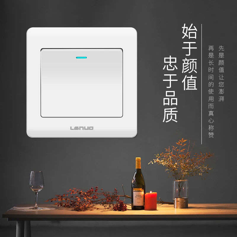 Promotion Household 86 type with switch socket concealed supply two or three socket white 1 open 5 five-hole socket panel
Promotion Household 86 type with switch socket concealed supply two or three socket white 1 open 5 five-hole socket panel