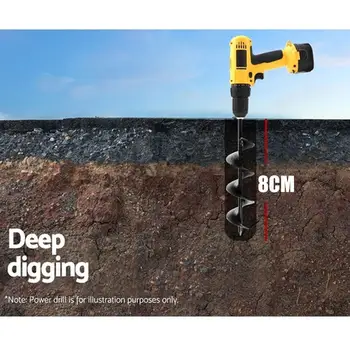 Planting Auger Spiral High Speed Steel Twist Drill Ground Drill Portable Mining Tool Garden Cutting Hole Saw
Planting Auger Spiral High Speed Steel Twist Drill Ground Drill Portable Mining Tool Garden Cutting Hole Saw