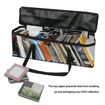 61*22*14cm PVC Transparent Storage Bag Portable Bookshelf Books Tote Bag CD Carrying Bag Storage Bag Anti-dust
61*22*14cm PVC Transparent Storage Bag Portable Bookshelf Books Tote Bag CD Carrying Bag Storage Bag Anti-dust