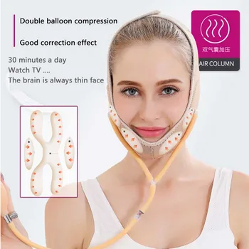 Shaping Thin Compression Slimming Belt Double Chin Face Lift Mask Air Supercharging Adjustable Tools Elastic Physical Masseter
Shaping Thin Compression Slimming Belt Double Chin Face Lift Mask Air Supercharging Adjustable Tools Elastic Physical Masseter
