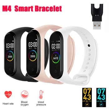 M4 Smart Band Fitness Trcker Sport Bracelet Pedometer Heart Rate Blood Pressure Bluetooth Health Wirstband Waterproof Smartband
M4 Smart Band Fitness Trcker Sport Bracelet Pedometer Heart Rate Blood Pressure Bluetooth Health Wirstband Waterproof Smartband