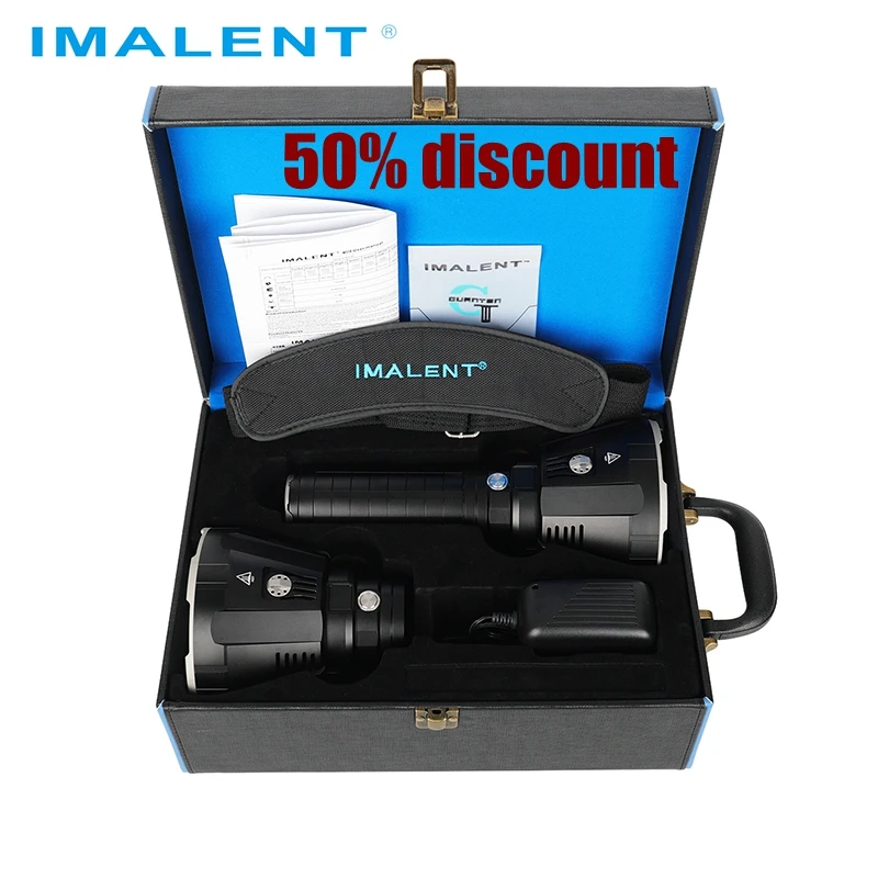 IMALENT MS18 LED light flashlight Head set R90TS CREE XHP70.2 100000 LM Smart charging
IMALENT MS18 LED light flashlight Head set R90TS CREE XHP70.2 100000 LM Smart charging