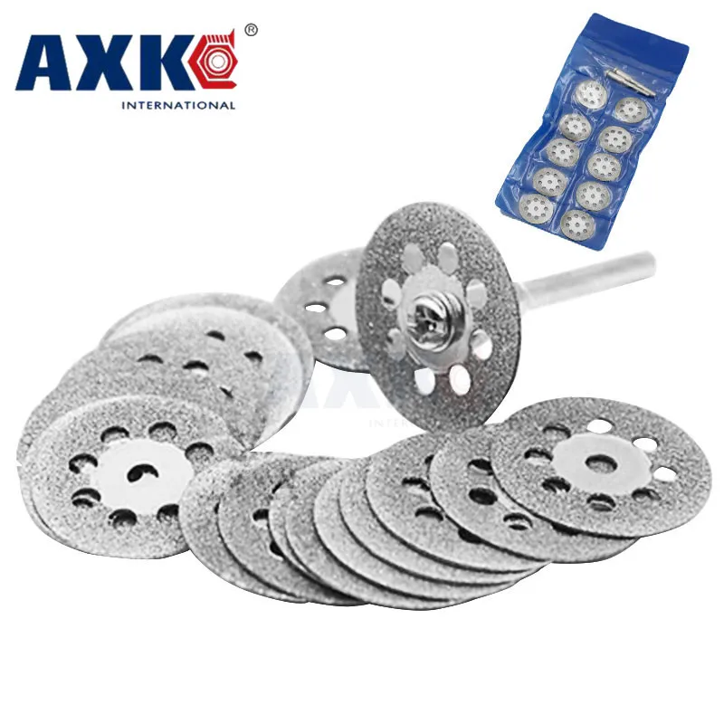 New 10Pcs 22mm Mini Sharp Diamond Cut Off Rotary Tool Cutting Disc Disks DIY Tools Accessories For Dremel with 2Pcs rod DT017
New 10Pcs 22mm Mini Sharp Diamond Cut Off Rotary Tool Cutting Disc Disks DIY Tools Accessories For Dremel with 2Pcs rod DT017
