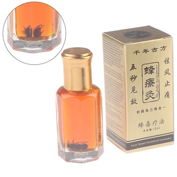 Chinese Herbal Patches Bee Venom Essential Oil Neck Back Body Relaxation Pain Killer Body Massage Plaster Tiger Balm 12ML
Chinese Herbal Patches Bee Venom Essential Oil Neck Back Body Relaxation Pain Killer Body Massage Plaster Tiger Balm 12ML