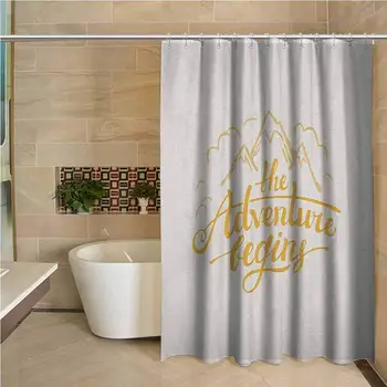 Adventure Hotel Quality Polyester Shower Curtain Vibrant Mountain View and The Adventure Begins Quote Travel Hand Drawn Shower
Adventure Hotel Quality Polyester Shower Curtain Vibrant Mountain View and The Adventure Begins Quote Travel Hand Drawn Shower