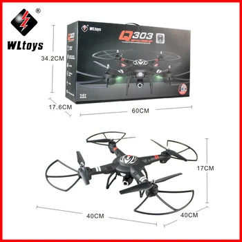 

WLtoys Q303 Brand New RC Drones 5.8G FPV 720P Camera Drone 4CH 6 Axis Gyro RTF RC Quadcopter LED Light Headless Mode Helicopter