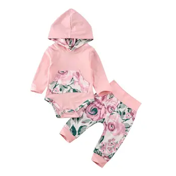 Infant Baby Girl Clothes Long Sleeve Shivering Ronper Floral Pants Hooded Jacket Trousers Suit 0-24 Months
Infant Baby Girl Clothes Long Sleeve Shivering Ronper Floral Pants Hooded Jacket Trousers Suit 0-24 Months