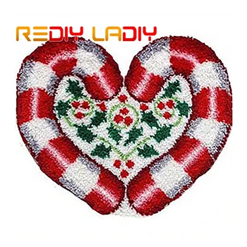 Latch Hook Rug Kits Crocheting Carpet Rug Love with Cane Acrylic Yarn Pre-Printed Canvas Cushion Mat Crochet Tapestry Sofa Decor
Latch Hook Rug Kits Crocheting Carpet Rug Love with Cane Acrylic Yarn Pre-Printed Canvas Cushion Mat Crochet Tapestry Sofa Decor