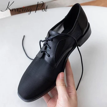 Krazing pot superstar recommend genuine leather round toe low heel summer shoes women bowtie lace up sunscreen women pumps L77
Krazing pot superstar recommend genuine leather round toe low heel summer shoes women bowtie lace up sunscreen women pumps L77