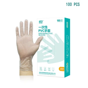 100 Pcs Powder Free PVC Transparent Disposable Protective Exam Household PVC Gloves
100 Pcs Powder Free PVC Transparent Disposable Protective Exam Household PVC Gloves