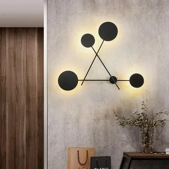 Nordic wrought iron geometric wall lamp living room decoration round wall lamp modern minimalist bedroom bedside led designer wa
Nordic wrought iron geometric wall lamp living room decoration round wall lamp modern minimalist bedroom bedside led designer wa