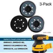 3Pcs 5Inch 125mm Sanding Pad Sander Backing Pad 8 Hole Hook Loop For DWE6423 6423K DWE6421 6421K DCW210B Random Orbital Sander
3Pcs 5Inch 125mm Sanding Pad Sander Backing Pad 8 Hole Hook Loop For DWE6423 6423K DWE6421 6421K DCW210B Random Orbital Sander