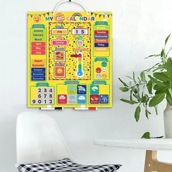 Magnetic Calendar Chart Board Days Dates Months Moods Weather Temperatur Seasons Learning Toy for Kids Children Home Preschool
Magnetic Calendar Chart Board Days Dates Months Moods Weather Temperatur Seasons Learning Toy for Kids Children Home Preschool
