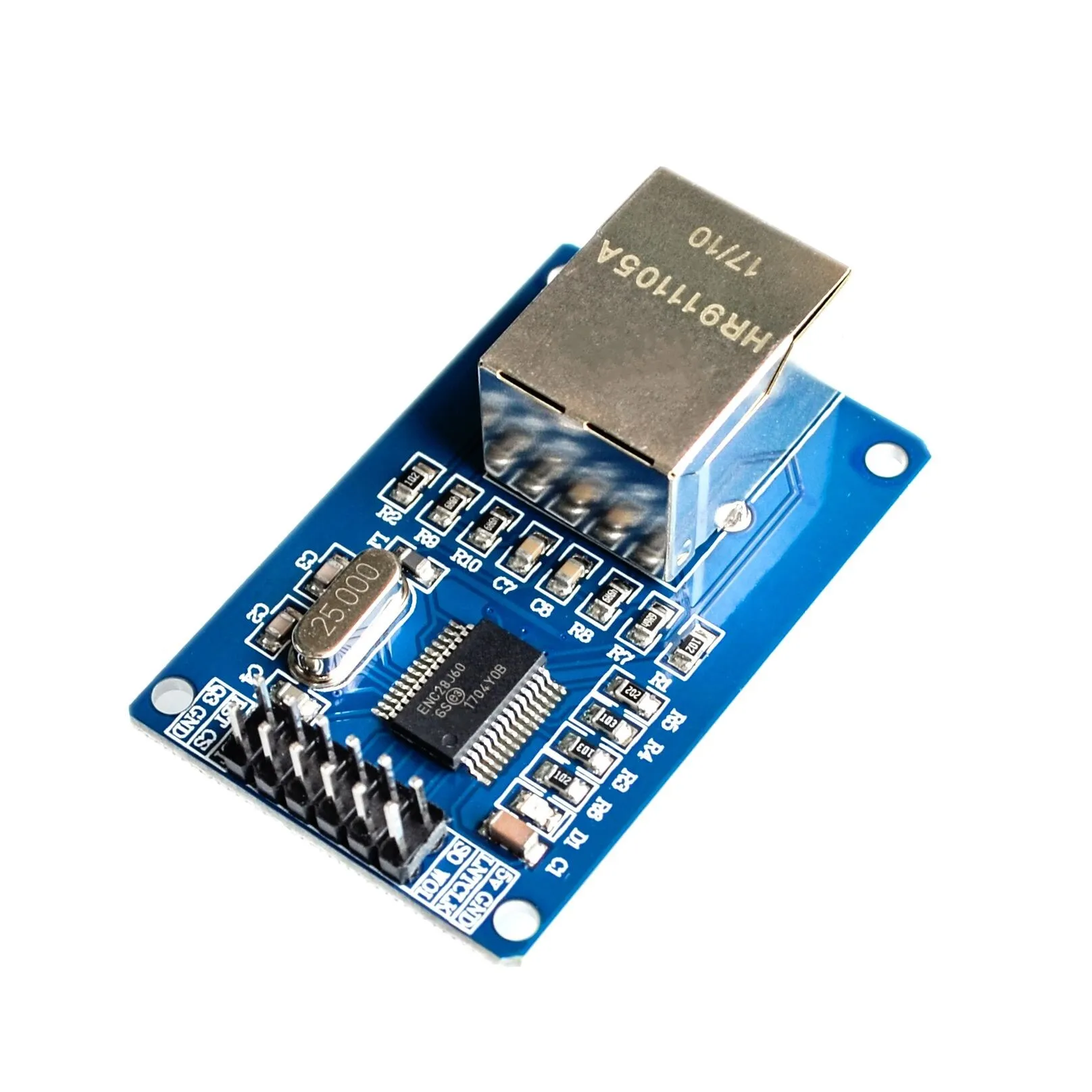ENC28J60 LAN Ethernet сетевой модуль платы для arduino 25MHZ Crystal AVR 51 LPC STM32 3 V | Электронные