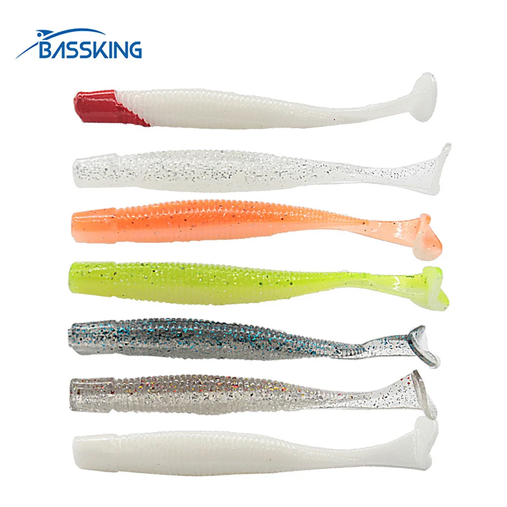 BASSKING 10 шт. Мягкая приманка 60 мм/1,6 г 70 мм/2,6 г Т-образная силиконовая искусственная приманка для рыбалки
BASSKING 10 шт. Мягкая приманка 60 мм/1,6 г 70 мм/2,6 г Т-образная силиконовая искусственная приманка для рыбалки